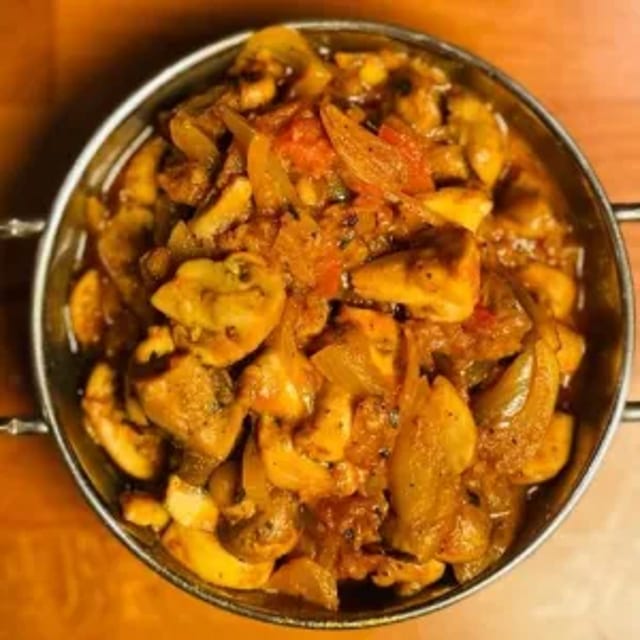 Mushroom Bhaji.