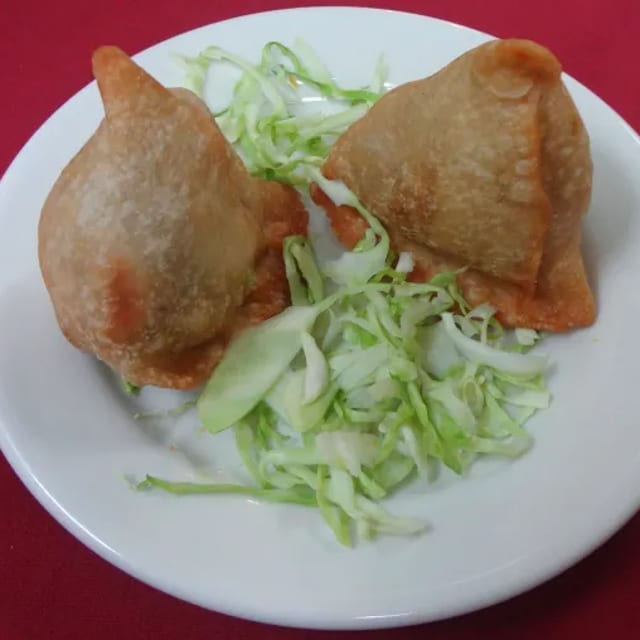 Samosas.