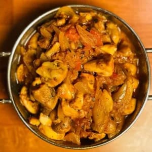 Mushroom Bhaji.