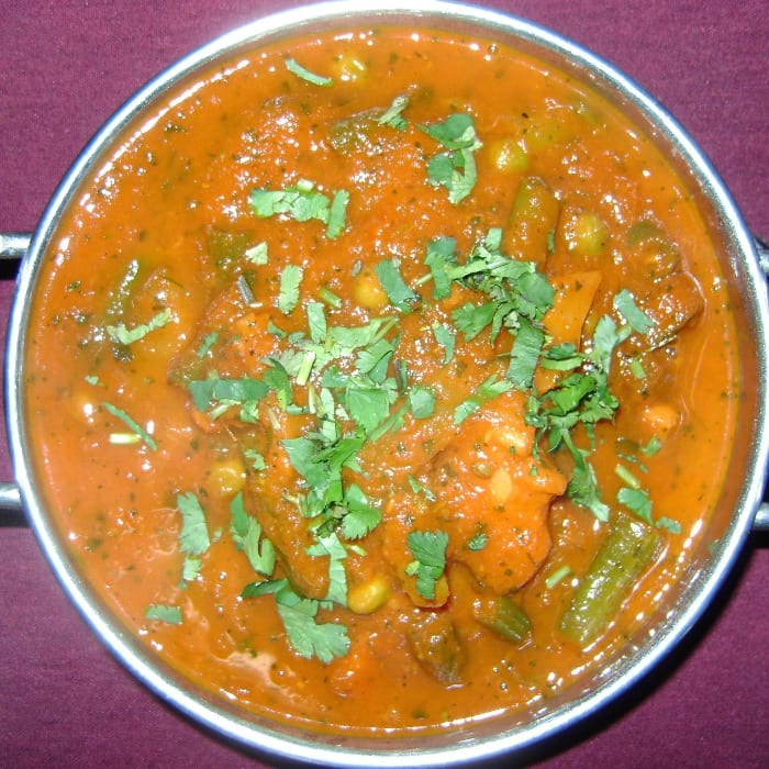 Mixed Vegetable Curry.