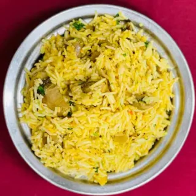 Mushroom Biryani.