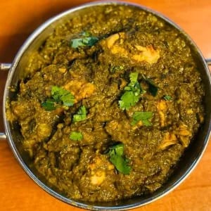 Chicken Saag (Chicken Spinach).