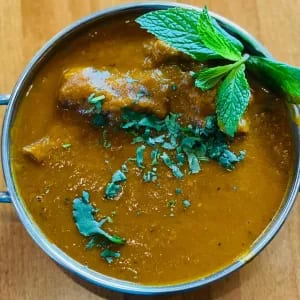 Pudhina (Mint) Mutton.