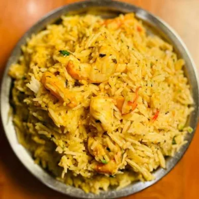 Delicious Shrimp Biryani and More